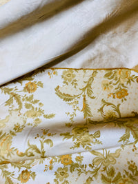 NEW! Duchess Eve 100% Silk Dupioni Printed Floral Motif Fabric - Fancy Styles Fabric Pierre Frey Lee Jofa Brunschwig & Fils