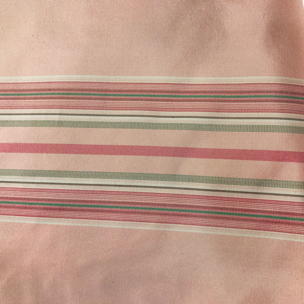 NEW Princess Josephine Designer 100% Silk Taffeta Stripes Fabric - Pink 55” Wide - Fancy Styles Fabric Pierre Frey Lee Jofa Brunschwig & Fils