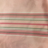 NEW Princess Josephine Designer 100% Silk Taffeta Stripes Fabric - Pink 55” Wide - Fancy Styles Fabric Pierre Frey Lee Jofa Brunschwig & Fils