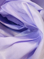 NEW Lady Frank Light Designer “Faux Silk” Taffeta Fabric Made in Italy Lavender