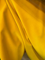 NEW! Duke Donovan WATERPROOF OUTDOOR Velvet Upholstery Fabric - Sunflower Yellow