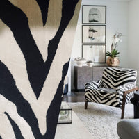 NEW Baroness Matilda Novelty Upholstery Platinum and Black Zebra Velvet- Made in Italy - Fancy Styles Fabric Pierre Frey Lee Jofa Brunschwig & Fils