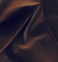 NEW! Prince Oliver - Designer 100% Cotton Made In Belgium Upholstery Velvet Fabric - Chocolate Brown - Fancy Styles Fabric Pierre Frey Lee Jofa Brunschwig & Fils