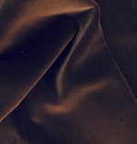 NEW! Prince Oliver - Designer 100% Cotton Made In Belgium Upholstery Velvet Fabric - Chocolate Brown