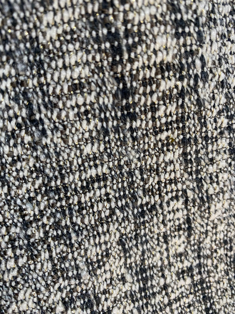 Silk Cotton Boucle Tweed Fabric by the Yard. Designer Collection