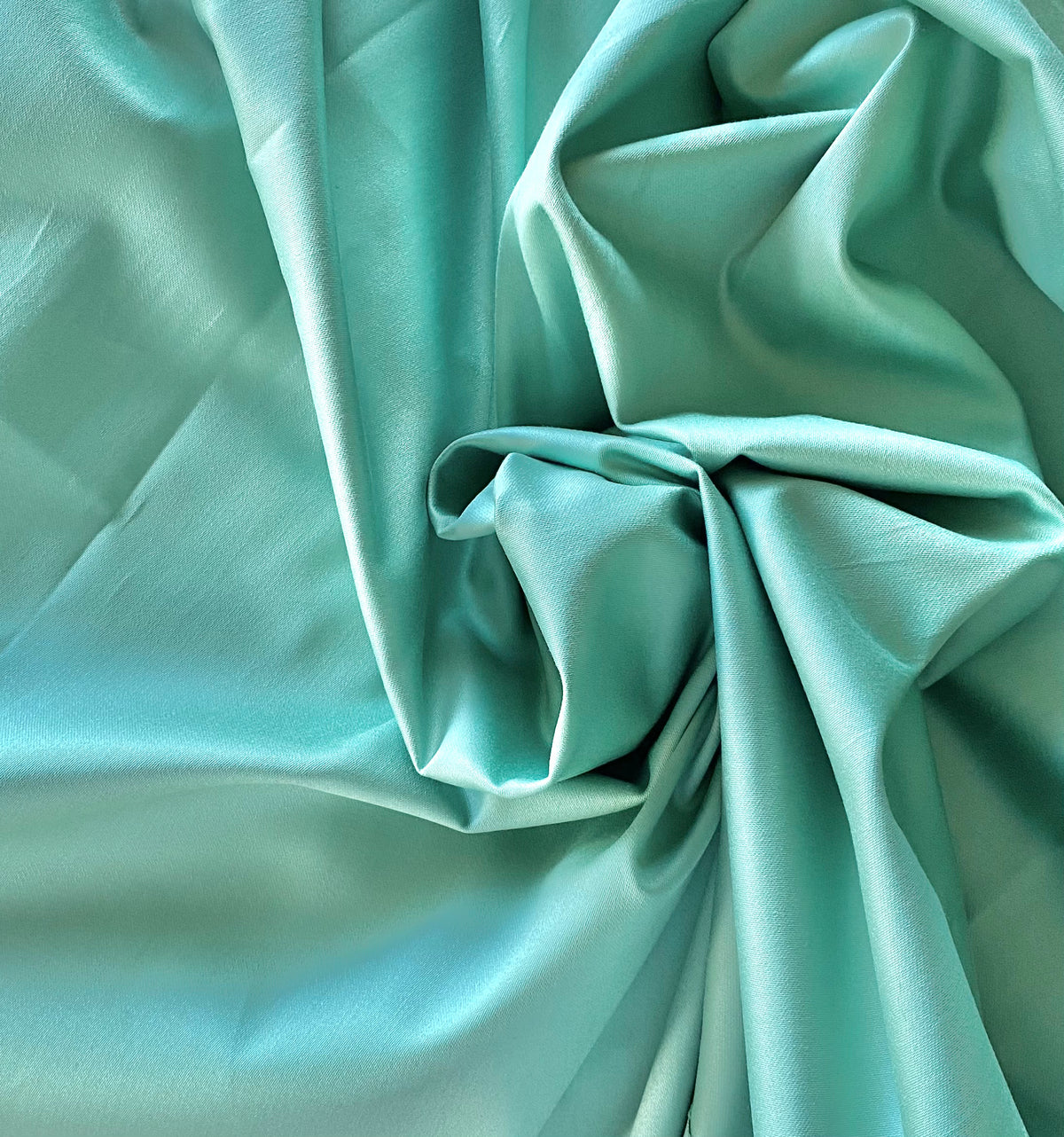 NEW Queen Ester 100% Cotton Sateen Fabric in Aqua Cactus - Fancy Styles Fabric Pierre Frey Lee Jofa Brunschwig & Fils
