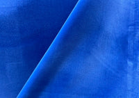 NEW! Prince Oliver Designer 100% Cotton Made In Belgium Upholstery Velvet Fabric Royal Blue - Fancy Styles Fabric Pierre Frey Lee Jofa Brunschwig & Fils