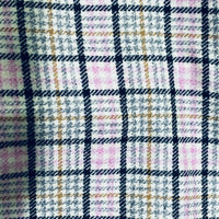 New Duke Sean 100% Wool Plaid Tartan Apparel Fabric in White, Lilac, Gray, & Black - Fancy Styles Fabric Pierre Frey Lee Jofa Brunschwig & Fils
