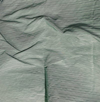 NEW Sir Ronan 100% Silk Fabric with Striped Embroidery Detail- Sage-Aqua Green - Fancy Styles Fabric Pierre Frey Lee Jofa Brunschwig & Fils