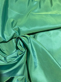 NEW! Duchess Damaris Teal & Lime Iridescence Faux & Vegan Silk Fabric - Fancy Styles Fabric Pierre Frey Lee Jofa Brunschwig & Fils