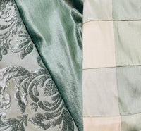 NEW! Lady Nicolette Designer Antiqued Velvet Fabric - Sage-Aqua Green - Upholstery BTY - Fancy Styles Fabric Pierre Frey Lee Jofa Brunschwig & Fils