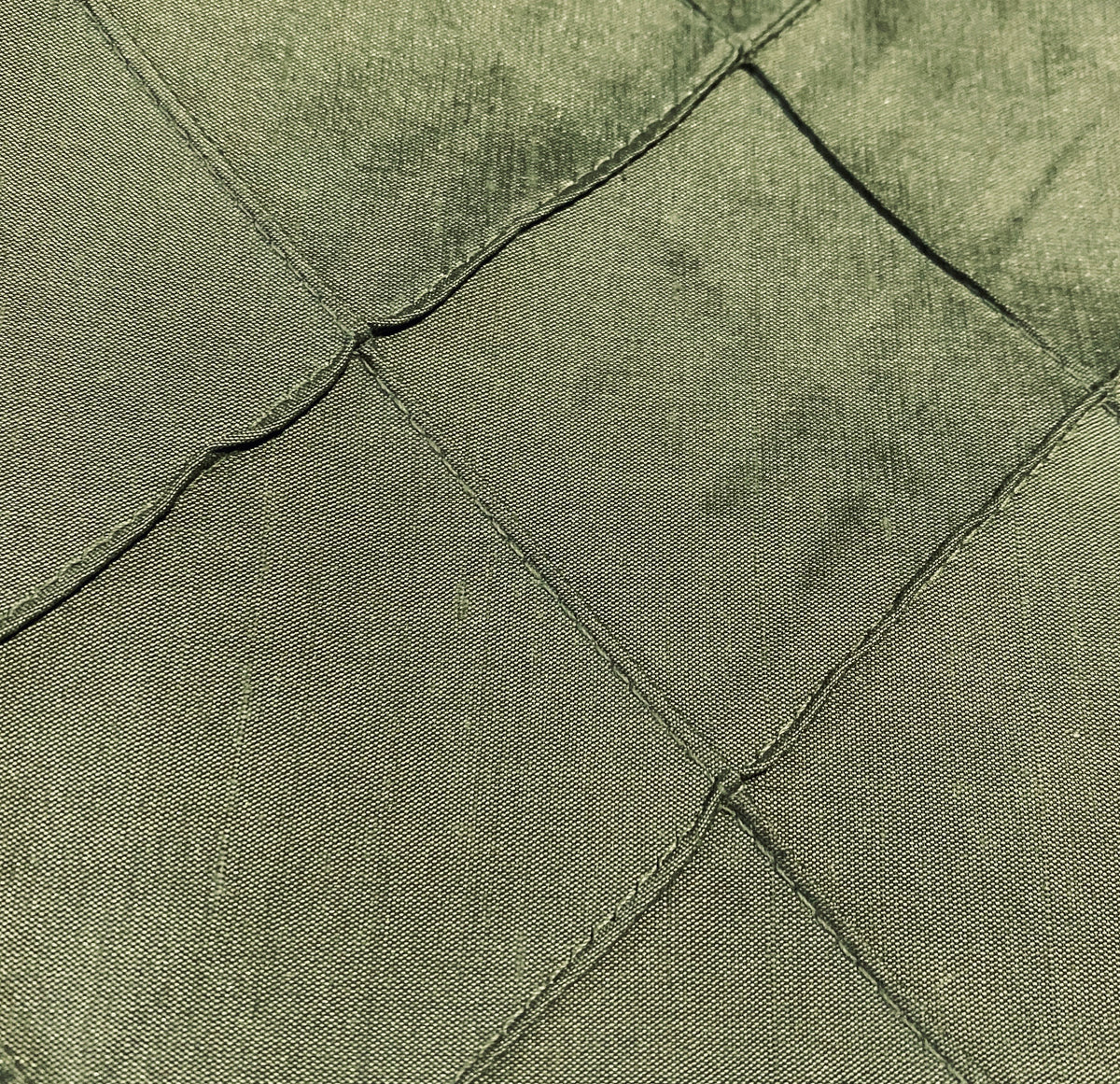 NEW Lady Annabelle 100% Silk Dupioni Pintuck Diamond Sage Green Fabric By The Yard - Fancy Styles Fabric Pierre Frey Lee Jofa Brunschwig & Fils