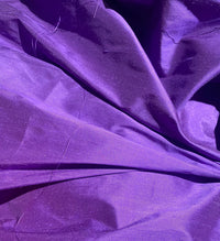 NEW Duchess Mable Designer 100% Silk Dupioni - Solid Electric Purple - Fancy Styles Fabric Pierre Frey Lee Jofa Brunschwig & Fils