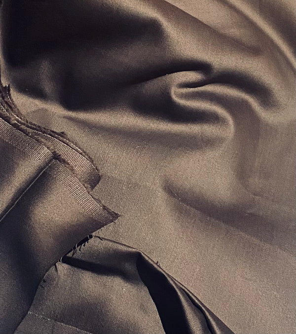NEW Queen Ester 100% Cotton Sateen Fabric in Mushroom - Fancy Styles Fabric Pierre Frey Lee Jofa Brunschwig & Fils
