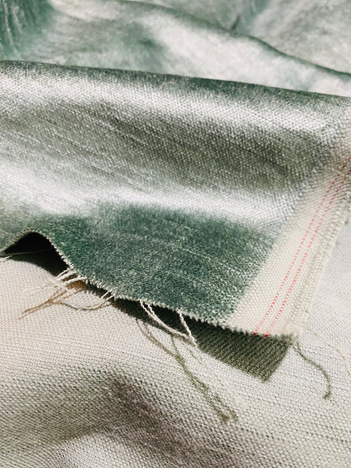 NEW! Lady Nicolette Designer Antiqued Velvet Fabric - Sage-Aqua Green - Upholstery BTY - Fancy Styles Fabric Pierre Frey Lee Jofa Brunschwig & Fils
