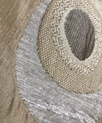 SALE! NEW Designer Burnout Chenille Upholstery Geometric Fabric - Taupe Black Ivory BTY - Fancy Styles Fabric Pierre Frey Lee Jofa Brunschwig & Fils