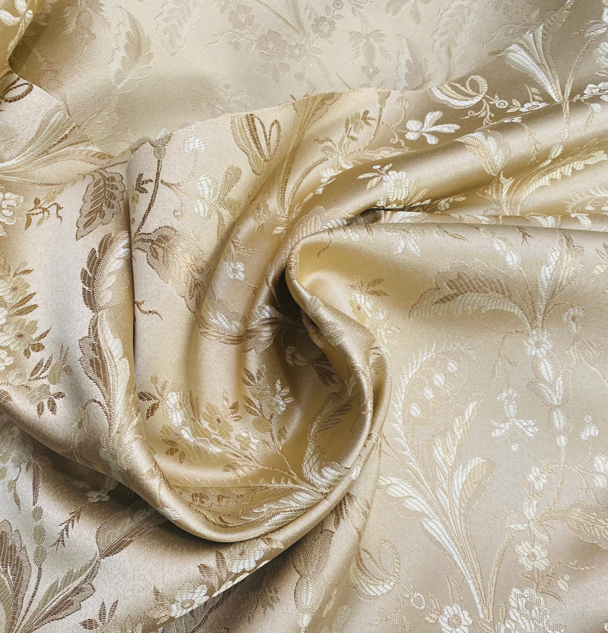 NEW Sir Linus Neoclassical Aubusson Inspired Gold Floral Upholstery Drapery Fabric - Fancy Styles Fabric Pierre Frey Lee Jofa Brunschwig & Fils