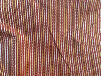NEW! Lady Rebecca 100% Silk Taffeta Striped Fabric - Rust Red- SB_8_11 - Fancy Styles Fabric Pierre Frey Lee Jofa Brunschwig & Fils